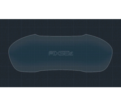 Захисне скло Pixsel на панель приладів AUDI Q2 7.8“ 2025 - (гібридне мат)