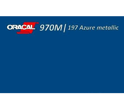 Oracal 970 Azure Metallic Matt 197 1.524 m