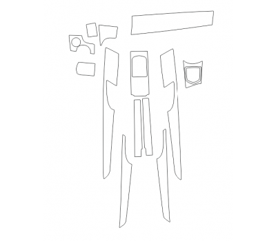 Комплект викрійок для салону PORSCHE PANAMERA TURBO 2011