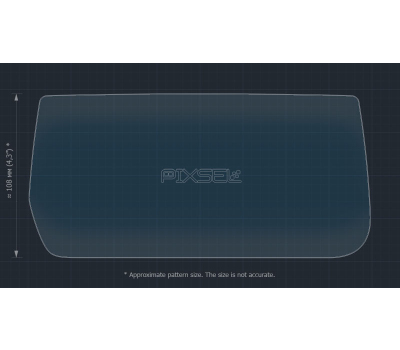 Захисне скло Pixsel на монітор MAZDA 6 - 9.8“ 2018 - (гібридне мат)