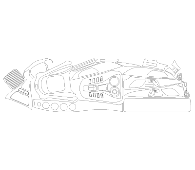 Комплект викрійок для салону MERCEDES-BENZ AMG GT 63 S 2020