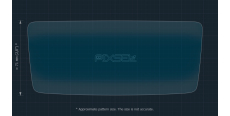 Захисне скло Pixsel на задній клімат ZEEKR 001 - 7.1“ 2024 - (гібридне мат)  /assets/images/items/6707/0213038001720341438.jpg