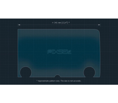 Захисне скло Pixsel на панель приладів LEXUS LM 15.5“ 2023 - (гібридне мат)