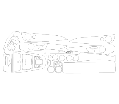 Комплект викрійок для салону MERCEDES-BENZ AMG E63 SEDAN 2020