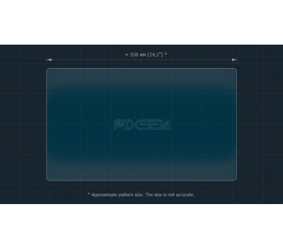 Защитное стекло Pixsel на монитор LUXEED R7 16.4“ 2024 - (гибридное глянец)