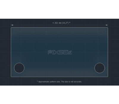 Захисне скло Pixsel на монітор SEAT TARRACO - 11.5“ 2018 - (гібридне мат)