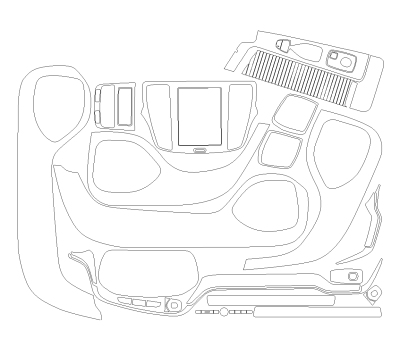 Комплект викрійок для салону VOLVO S60 2025 -