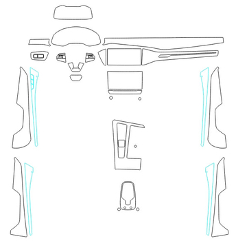Викрійка для салону AUDI A6 2019