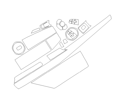 Комплект викрійок для салону CHANGAN UNI-K 2022