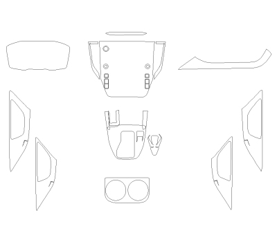 Выкройка для салона SUBARU OUTBACK 2024 -
