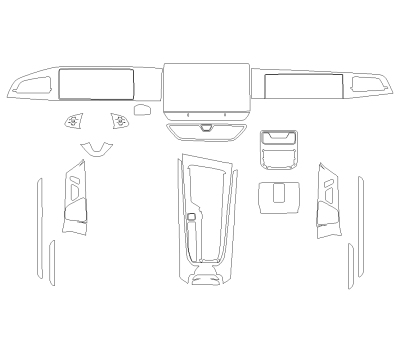 Комплект викрійок для салону VOLKSWAGEN PASSAT PRO (China) 2025 -