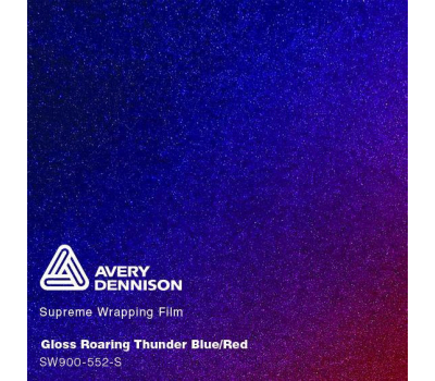 Avery Gloss Roaring Thunder Blue/Red Colorflow BJ0840001 1.524 m