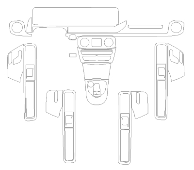 Викрійка для салону MERCEDES-BENZ G-CLASS 2023