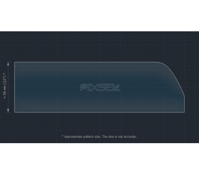 Защитное стекло Pixsel на монитор PORSCHE 911 - 13.5“ 2019 - 2024 (гибридное глянец)