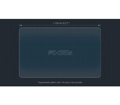 Защитное стекло Pixsel на монитор HYUNDAI VENUE - 9.6“ 2023 - (гибридное глянец)