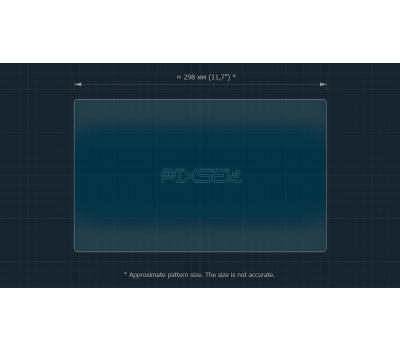 Защитное стекло Pixsel на монитор BYD DOLPHIN - 13.7“ 2021 - (гибридное глянец)