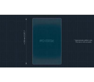 Захисне скло Pixsel на монітор FORD EXPLORER EV 16.2“ 2024 - (гібридне глянець)