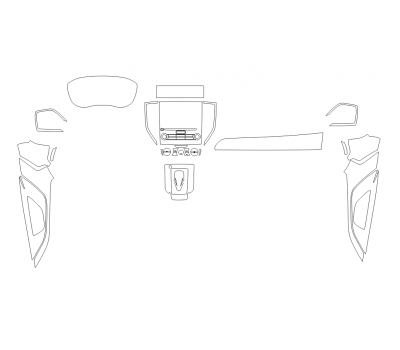 Комплект викрійок для салону SUBARU XV 2018