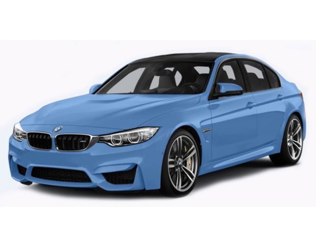BMW M3 2015 Седан Места под дверными ручками LLumar Platinum