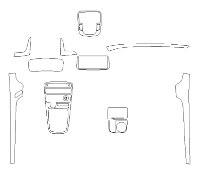 Комплект викрійок для салону HYUNDAI SANTA FE 2021