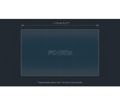 Защитное стекло Pixsel на монитор INFINITI G25 - 7.1“ 2007 - 2014 (гибридное мат)