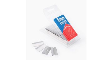 FOSHIO Single Edge Razor Blades - Леза для скребка (100 шт)