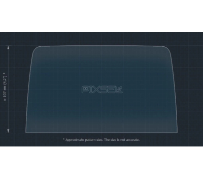Защитное стекло Pixsel на монитор FORD FOCUS 10.2“ 2018 - 2022 (гибридное глянец)