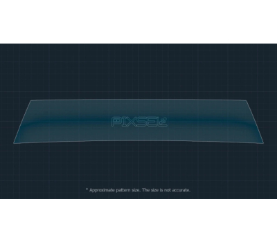 Захисне скло Pixsel на монітор PEUGEOT 5008 27.9“ 2025 - (гібридне глянець)