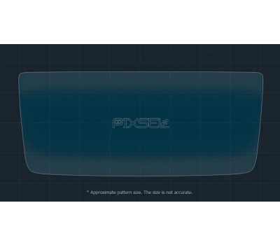 Захисне скло Pixsel на задній клімат-контроль POLESTAR 4 6.8“ 2023 - (гібридне мат)