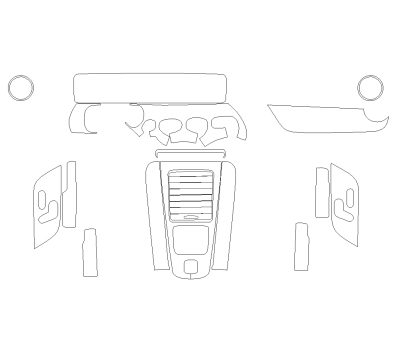 Викрійка для салону MERCEDES-BENZ GLA 2023
