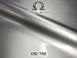 Omega Skinz OS-713 Heavenly Wonder - Серебристая металлик глянцевая пленка 1.524 m