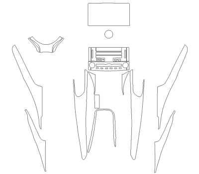 Выкройка для салона LEXUS IS 2024 -