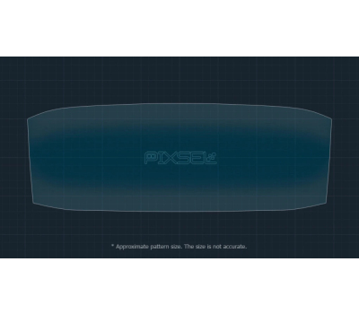 Защитное стекло Pixsel на приборную панель PEUGEOT PARTNER 10“ 2024 - (гибридное глянец)