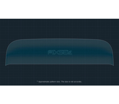 Захисне скло Pixsel на панель приладів LI AUTO MEGA 6.1 2024 - (гібридне глянець)