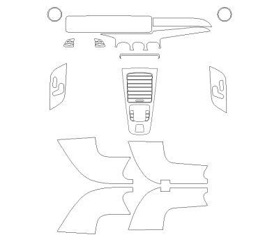 Викрійка для салону MERCEDES-BENZ GLB 2023