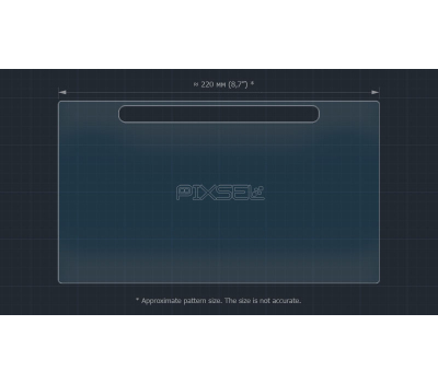 Защитное стекло Pixsel на монитор TOYOTA HILUX - 10“ 2016 - 2019 (гибридное мат)