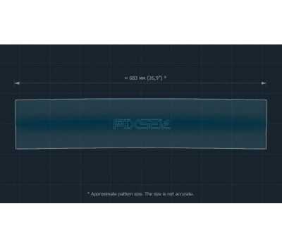 Захисне скло Pixsel на панель приладів HYUNDAI PALISADE 27.4“ 2025 - (гібридне мат)