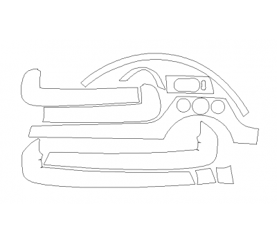 Комплект викрійок для салону MINI COUNTRYMAN 2017 (Інший салон)