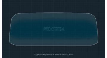 Захисне скло Pixsel на панель приладів MAN TGE 14“ 2023 - (гібридне глянець)