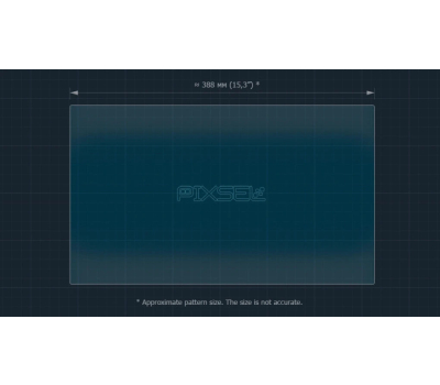Захисне скло Pixsel на задній монітор ZEEKR 9X 17.7“ 2025 - (гібридне глянець)