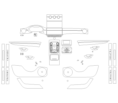 Выкройка для салона BENTLEY FLYING SPUR 2023