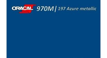 Oracal 970 Azure Metallic Matt 197 1.524 m