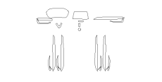 Комплект викрійок для салону CADILLAC XT4 2018  /assets/images/items/5343/0094864001653558773.png