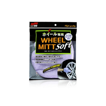 Soft99 Wheel Mitt Soft - Мягкая варежка для мойки дисков