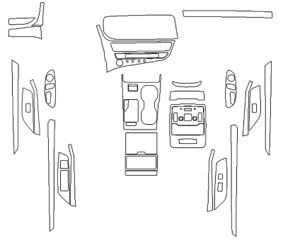 Викрійка для салону LEXUS ES 2024 -