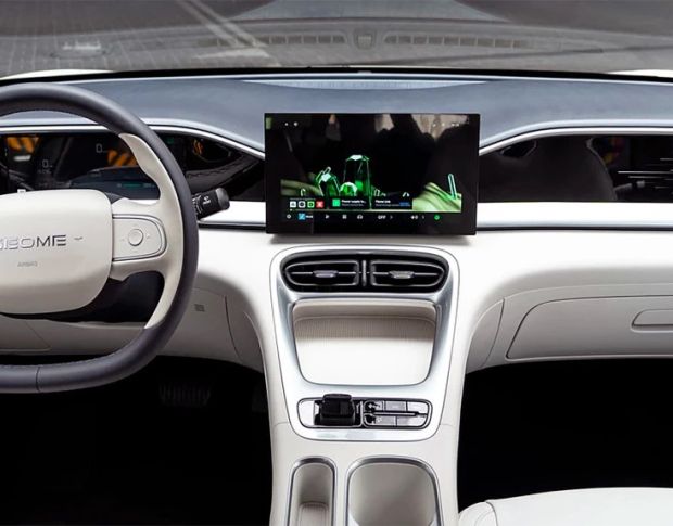 Защитное стекло Pixsel на монитор GEELY STAR WISH 11.8“ 2024 - (гибридное мат)