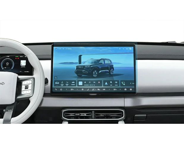 Захисне скло Pixsel на монітор BYD LEOPARD 3 16.2“ 2024 - (гібридне мат)