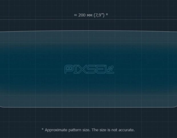 Защитное стекло Pixsel на спидометр гидроцикла BRP SEA-DOO RXT-X 325 2024 8.4“ (гибридное глянец)