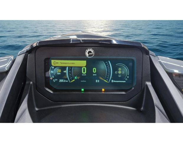 Защитное стекло Pixsel на спидометр гидроцикла BRP SEA-DOO RXT-X 325 2024 8.4“ (гибридное глянец)
