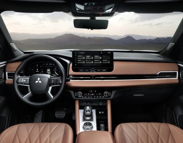 Защитное стекло Pixsel на монитор MITSUBISHI OUTLANDER 13.7“ 2025 - (гибридное глянец)